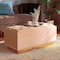 Baxton Studio Powell Glam and Luxe Beige Velvet Fabric and Gold PU Leather Storage Ottoman 175-11237-Zoro - alternate 10